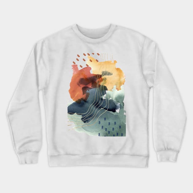 Colors 2 Crewneck Sweatshirt by Gush Art Studio 1